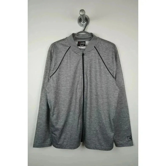 And1 Lightweight Men's Medium Gray Full Zip Jacket 100% Polyester #597 - Picture 1 of 8